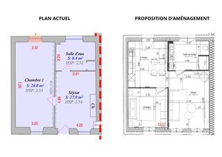  Appartement � vendre 2 pi�ces 49 m�