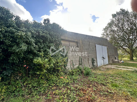   Hangar � r�nover sur un terrain de 900 m� pr�s de Carcassonn Maison - 4 pi�ce(s) - 410 m�