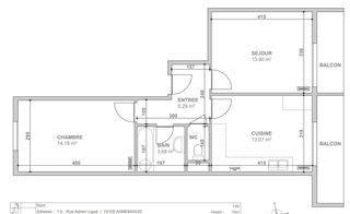  Appartement � vendre 2 pi�ces 51 m�