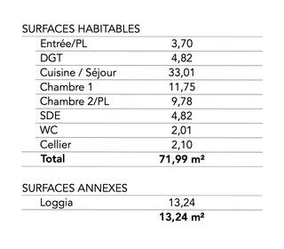  Appartement � vendre 3 pi�ces 72 m�