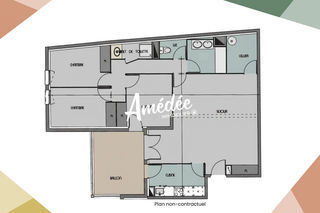  Appartement � vendre 4 pi�ces 93 m�