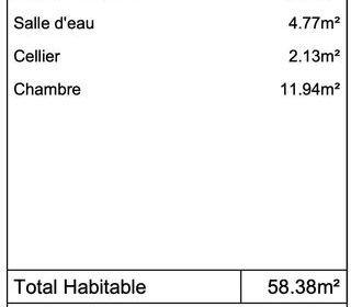  Appartement � vendre 2 pi�ces 1 m�