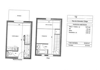 Appartement � vendre 2 pi�ces 30 m�