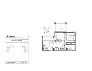  Appartement � vendre 2 pi�ces 50 m�