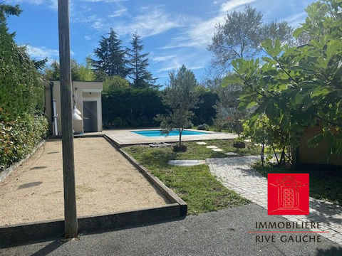   BELMONT D'AZERGUES, BELLE VILLA MEUBLEE AVEC PISCINE de 3 CHAMBR Maison - 6 pi�ce(s) - 121 m�