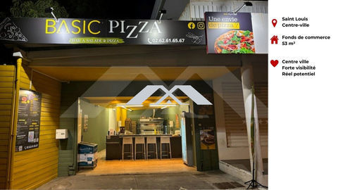 Fonds de commerce pizzeria Saint Louis 47000 97450 Saint-louis