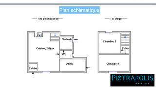  Maison � vendre 3 pi�ces 64 m�