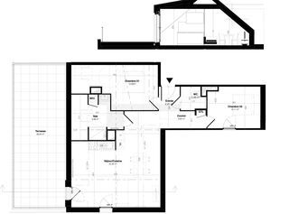  Appartement � vendre 3 pi�ces 60 m�