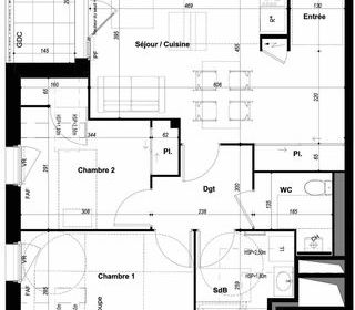  Appartement � vendre 3 pi�ces 1 m�