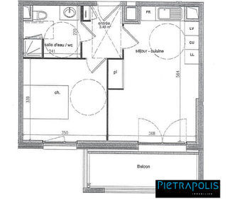  Appartement � vendre 2 pi�ces 39 m�