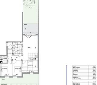  Appartement � vendre 4 pi�ces 76 m�