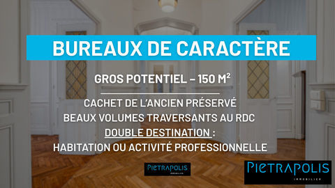 BUREAUX DE CARACTERE DE 150M2 890000 69006 Lyon