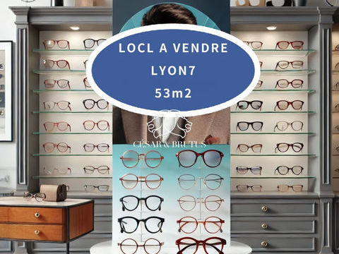 Fonds de commerce-53m2-Lyon7-Magasin d'optique 130000 69007 Lyon