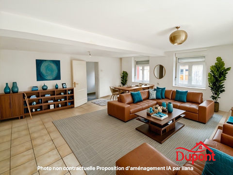   Maison de village individuelle avec courette � 59217 Boussi�re Maison - 4 pi�ce(s) - 64 m�