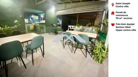 Fonds de commerce 70 m² Saint Joseph 30000 97480 Saint-joseph