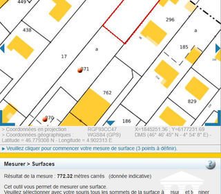  Terrain � vendre 772 m�