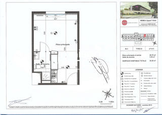  Appartement � vendre 1 pi�ce 24 m�