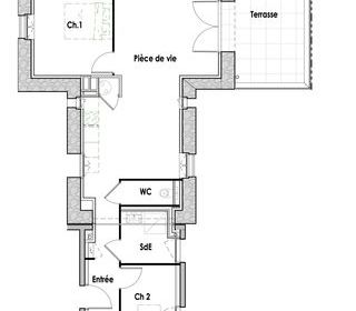  Appartement � vendre 3 pi�ces 64 m�