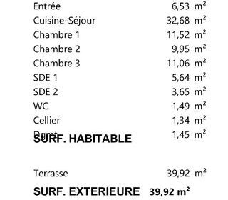  Appartement � vendre 4 pi�ces 86 m�