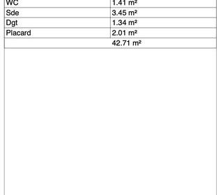  Appartement � vendre 2 pi�ces 43 m�