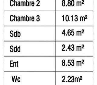  Appartement � vendre 4 pi�ces 81 m�