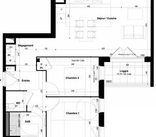  Appartement � vendre 3 pi�ces 66 m�