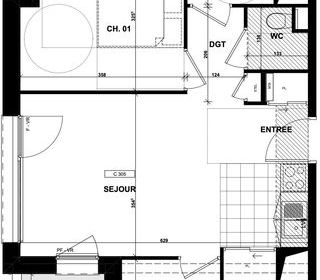  Appartement � vendre 3 pi�ces 52 m�