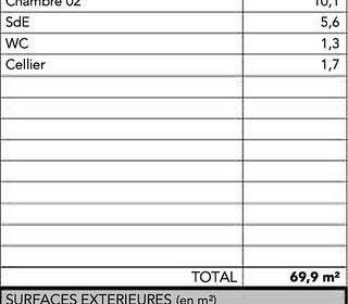  Appartement � vendre 3 pi�ces 70 m�