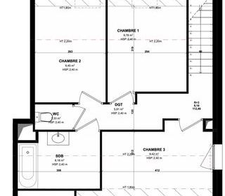  Appartement � vendre 4 pi�ces 81 m�