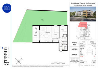  Appartement � vendre 3 pi�ces 68 m�