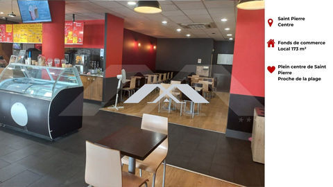 Fonds de commerce Restauration Saint-Pierre Centre 266250 97410 Saint-pierre