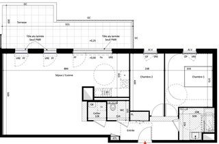  Appartement � vendre 3 pi�ces 83 m�