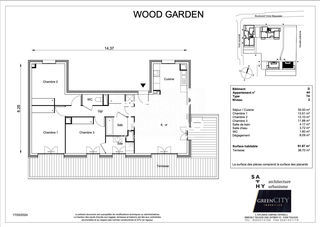  Appartement � vendre 4 pi�ces 92 m�