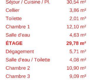  Maison � vendre 4 pi�ces 89 m�