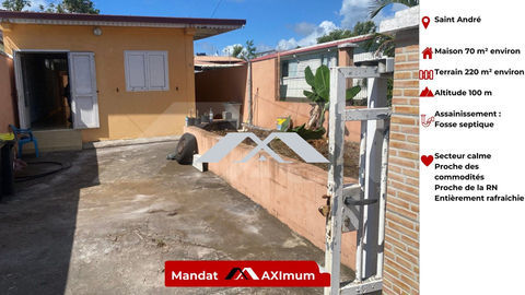   Maison F3 70 m� avec terrasse couverte Saint Andr� Maison - 3 pi�ce(s) - 70 m�