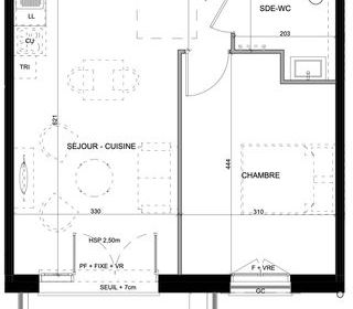  Appartement � vendre 2 pi�ces 43 m�