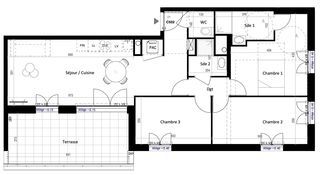  Appartement � vendre 4 pi�ces 82 m�