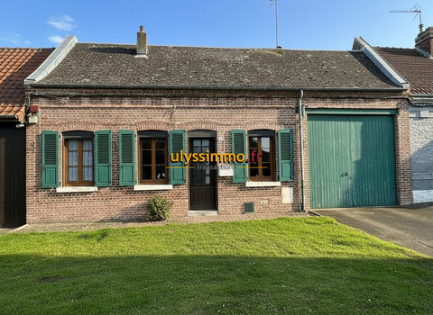   maison picarde vivable de plain-pied avec d�pendances et jardin Maison - 3 pi�ce(s) - 78 m�