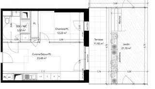  Appartement � vendre 2 pi�ces 41 m�