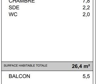  Appartement � vendre 2 pi�ces 1 m�