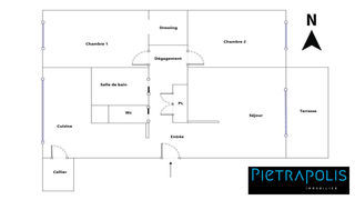  Appartement � vendre 3 pi�ces 75 m�