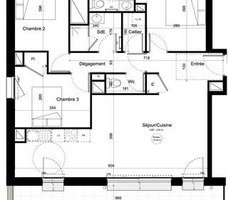  Appartement � vendre 4 pi�ces 85 m�