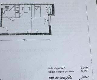  Appartement � vendre 1 pi�ce 31 m�