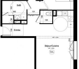  Appartement � vendre 3 pi�ces 64 m�