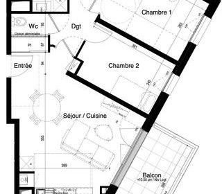  Appartement � vendre 3 pi�ces 61 m�