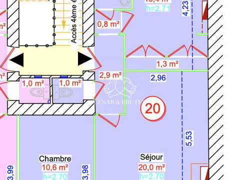 Appartement � vendre 2 pi�ces 49 m�