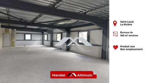 Bureau 150 m² Saint Louis 1172 97421 Saint-louis