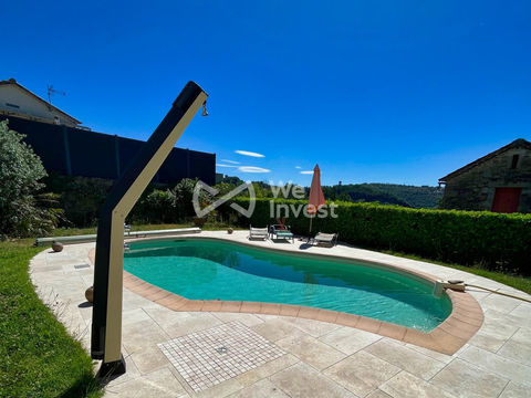   Maison de Charme MEUBL�E avec Piscine et Rivi�re � Pied Maison - 6 pi�ce(s) - 103 m�