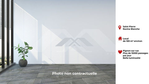 Local 100 m² emplacement de choix Saint Pierre 2000 97410 Saint-pierre