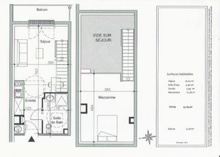  Appartement � vendre 2 pi�ces 43 m�